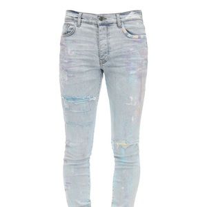 Amiri Painted Jeans Multicolored Size 30 NWT !!